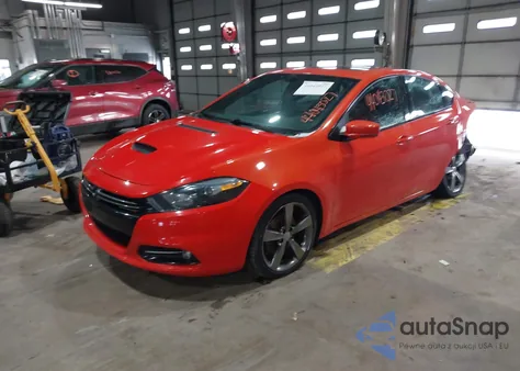 2016 Dodge Dart Gt z USA, uszkodzony, nr VIN 1C3CDFEB6GD624794
